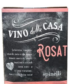 Spinelli, Vino della Casa Rosato – Vino da Tavola alla Spina (Vino Rosato) – lt 20 x 1 baginbox
