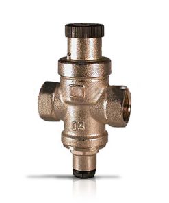 Riduttore di pressione acqua F-F 3/8″ con attacco per manometro