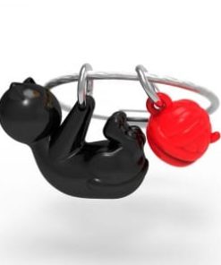 Portachiavi Gatto con Gomitolo Metalmorphose
